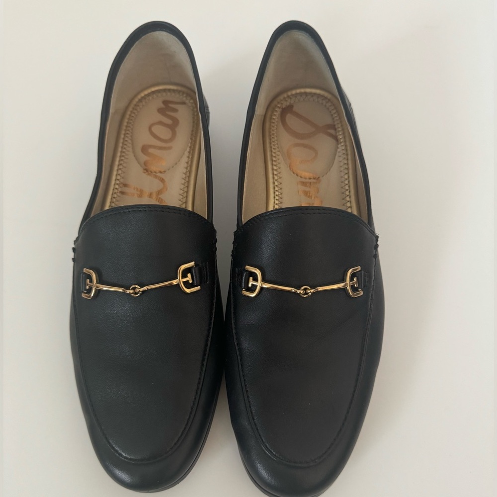Sam Edelman black leather loafer